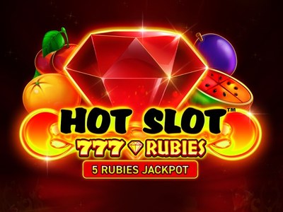 Игровой автомат Hot Slot 777 Rubies студии Wazdan
