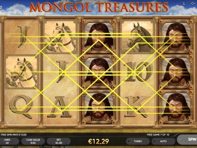 Видеослот Mongol Treasures студии Endorphina